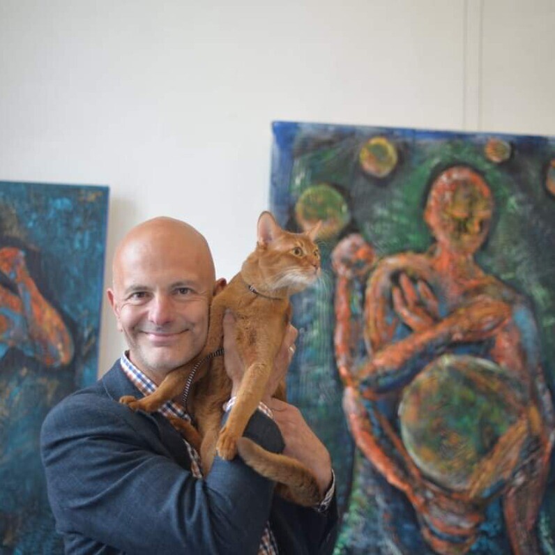 Michael Jiliak - The artist at work