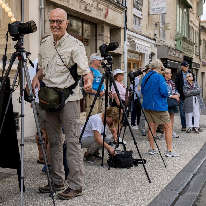 Michael Schultes - The artist at work