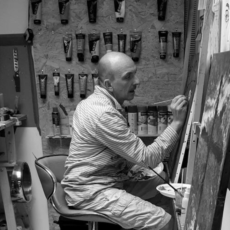 Miguel Cadiergues - L'artiste au travail