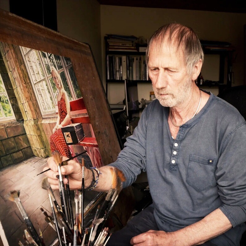 Mike Smith - L'artiste au travail