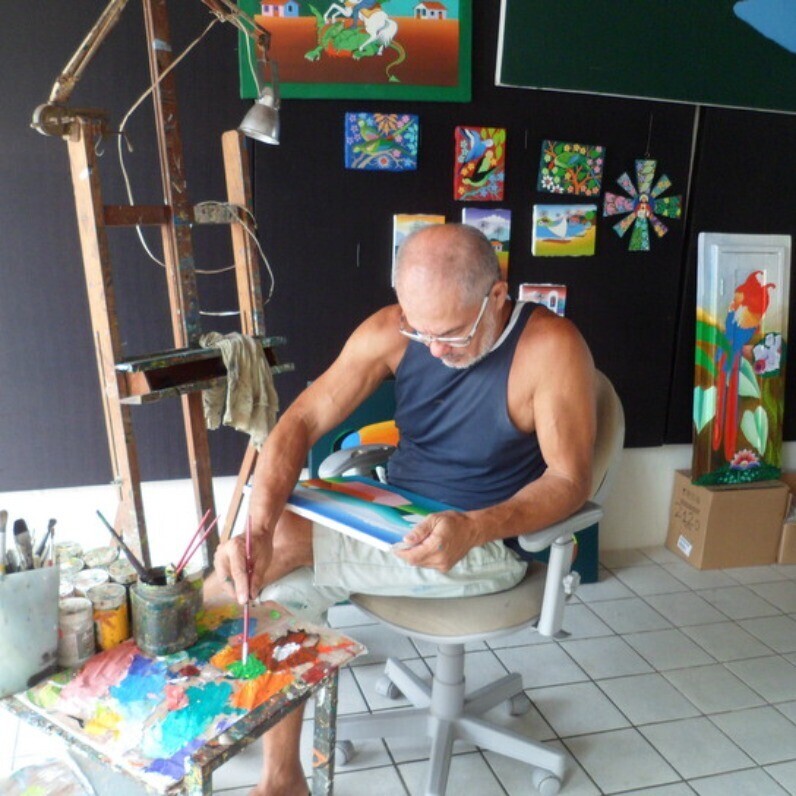 Militão Dos Santos - O artista no trabalho