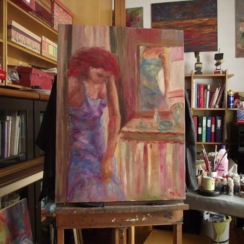 Milla - The artist at work