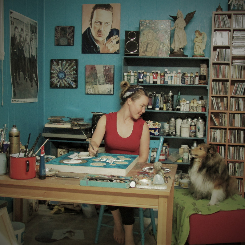 Isabelle Miltioux - The artist at work
