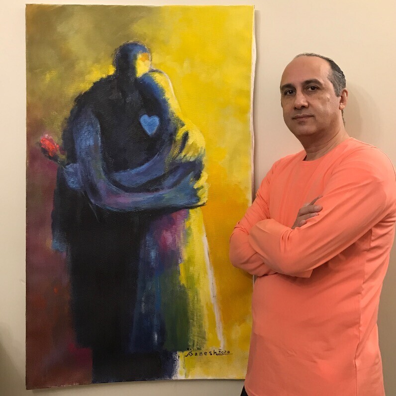 Mohamadhadi Danesh - The artist at work