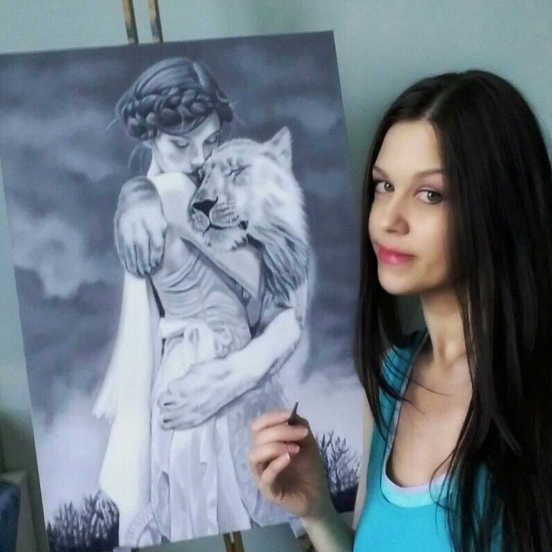 Monika Rembowska - L'artista al lavoro