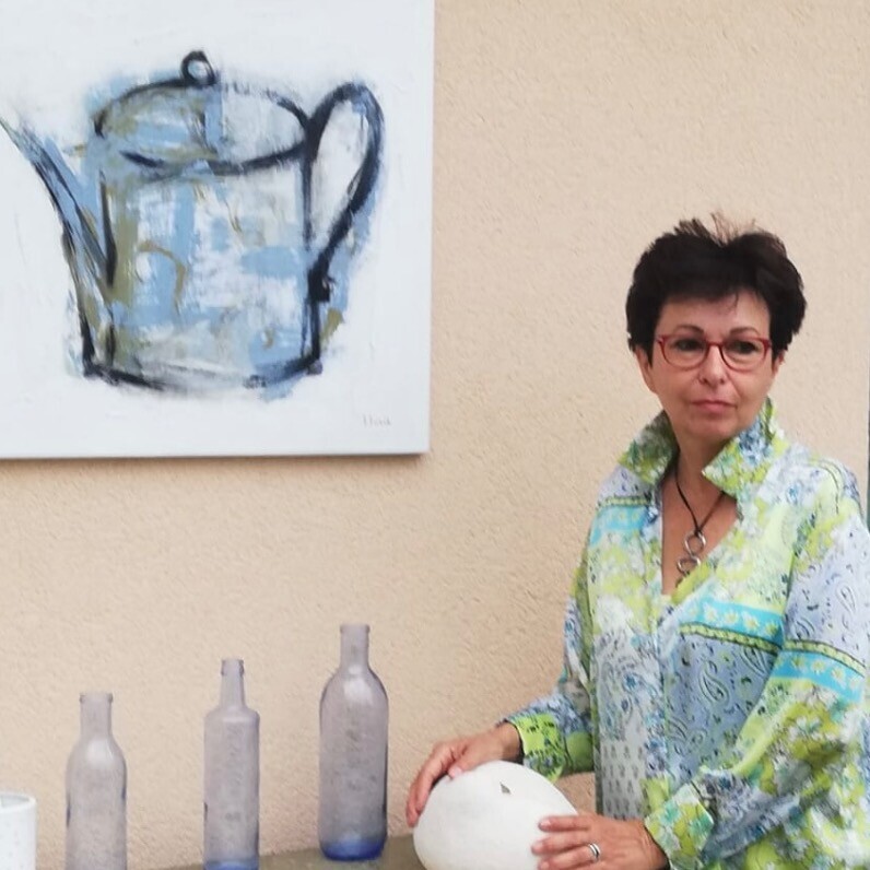 Montserrat Llusia - L'artiste au travail