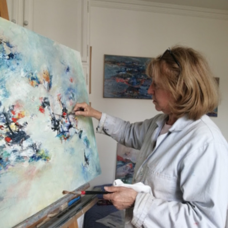 Roche Marie T. - L'artiste au travail