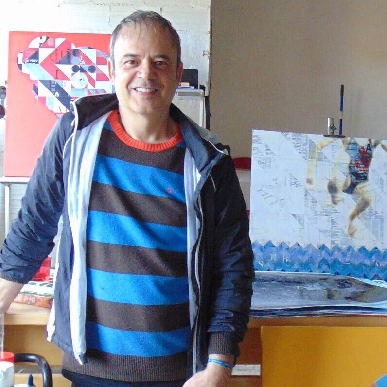 Manel Villalonga - The artist at work