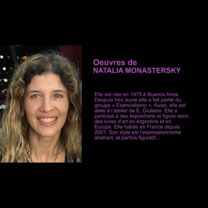 Natalia Monastersky - L'artiste au travail