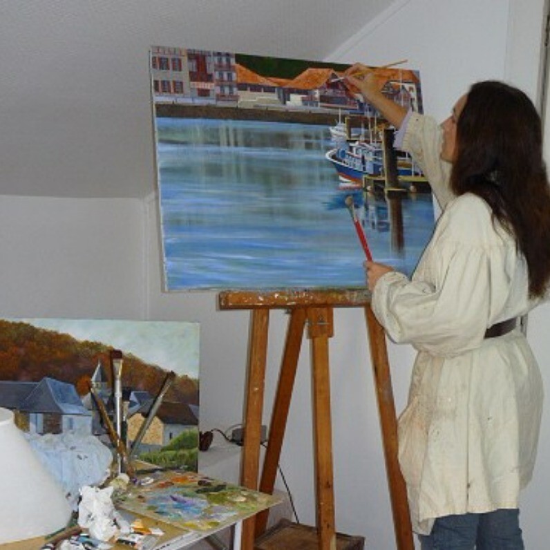 Nathalie Armand - The artist at work