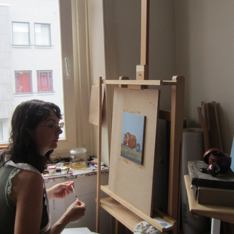 Nathalie Bernard - L'artiste au travail
