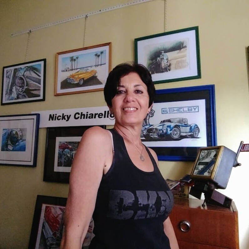 Nicky Chiarello - El artista trabajando