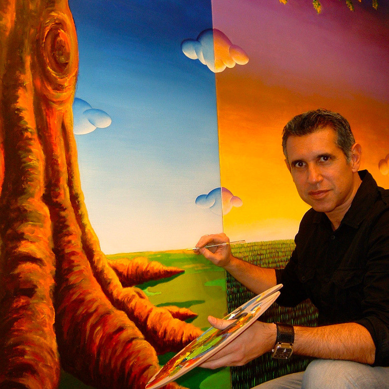 Marcelo Novo - The artist at work