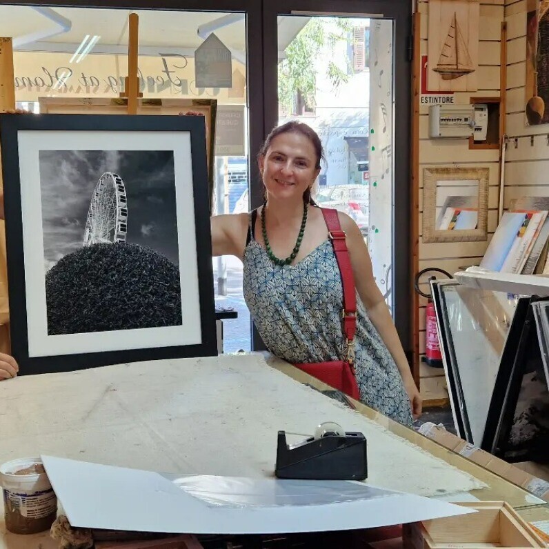 Olena Tarnovska - Der Künstler bei der Arbeit