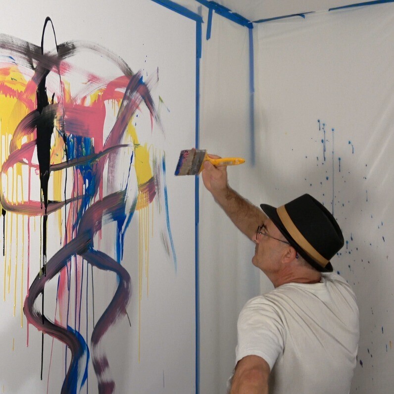 Olivier Boutin - The artist at work