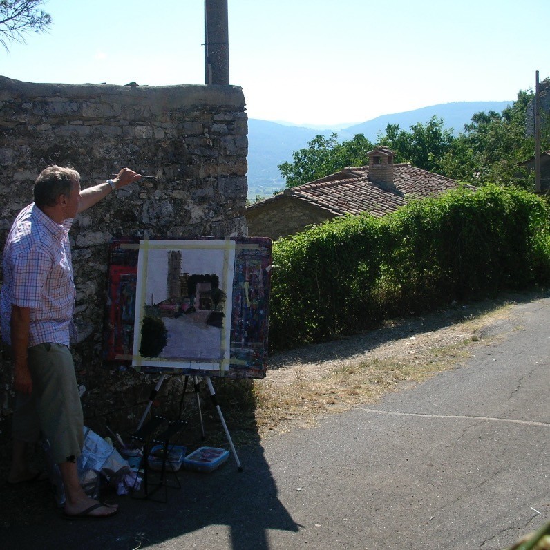 Robert Jan Overeem - The artist at work