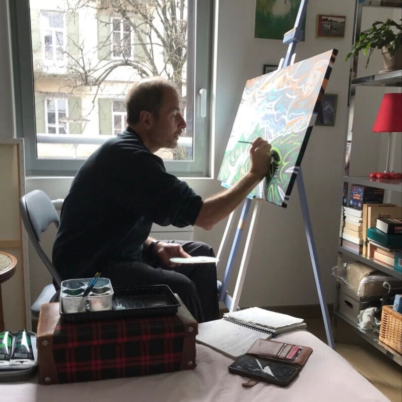 Pascal Gondet - L'artiste au travail