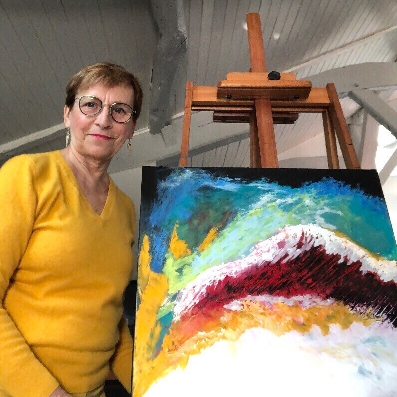 Pascale Rey-Texier - The artist at work