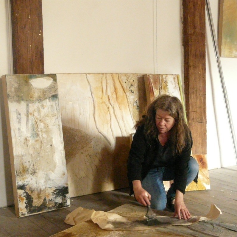 Maryse Jacq - The artist at work