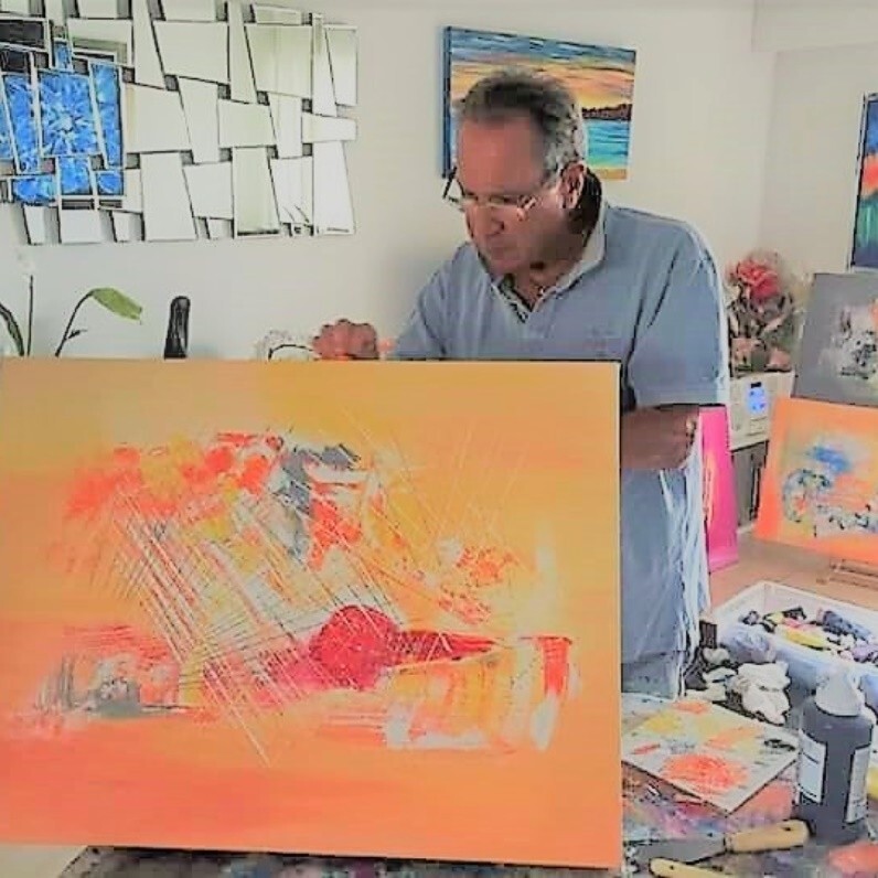 Patrice Le Gall - The artist at work