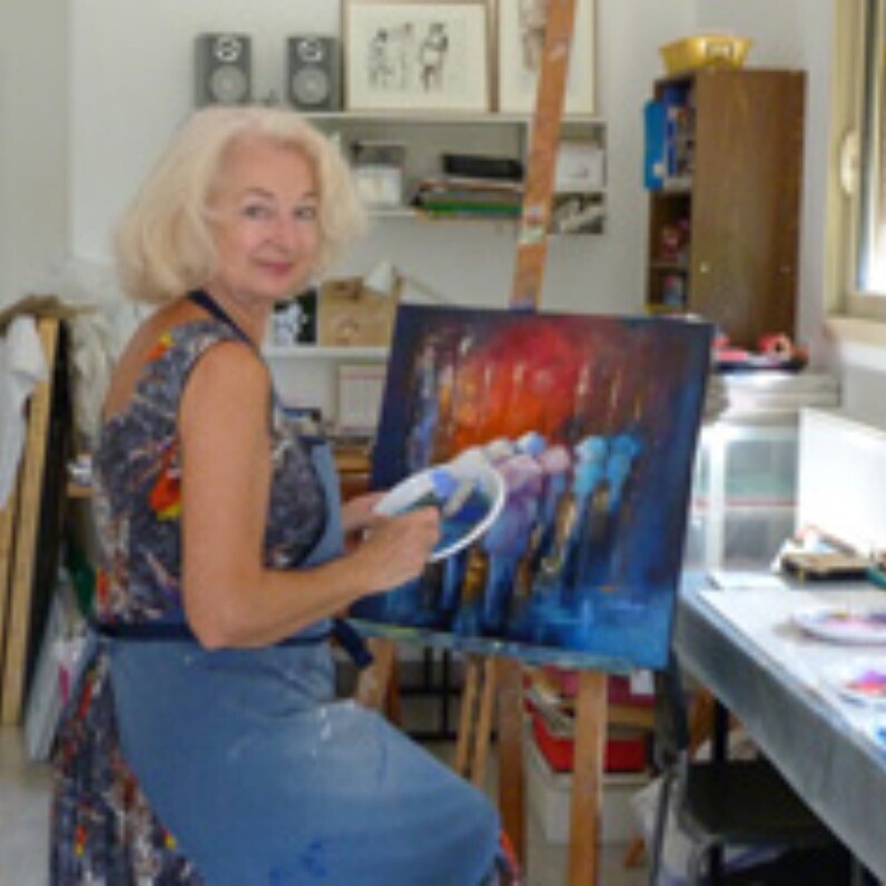 Patricia Ritschard - L'artiste au travail