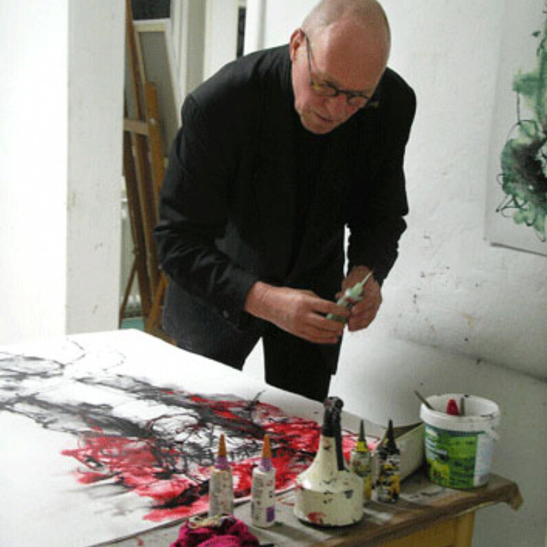 Pavel A.Richtr - Der Künstler bei der Arbeit