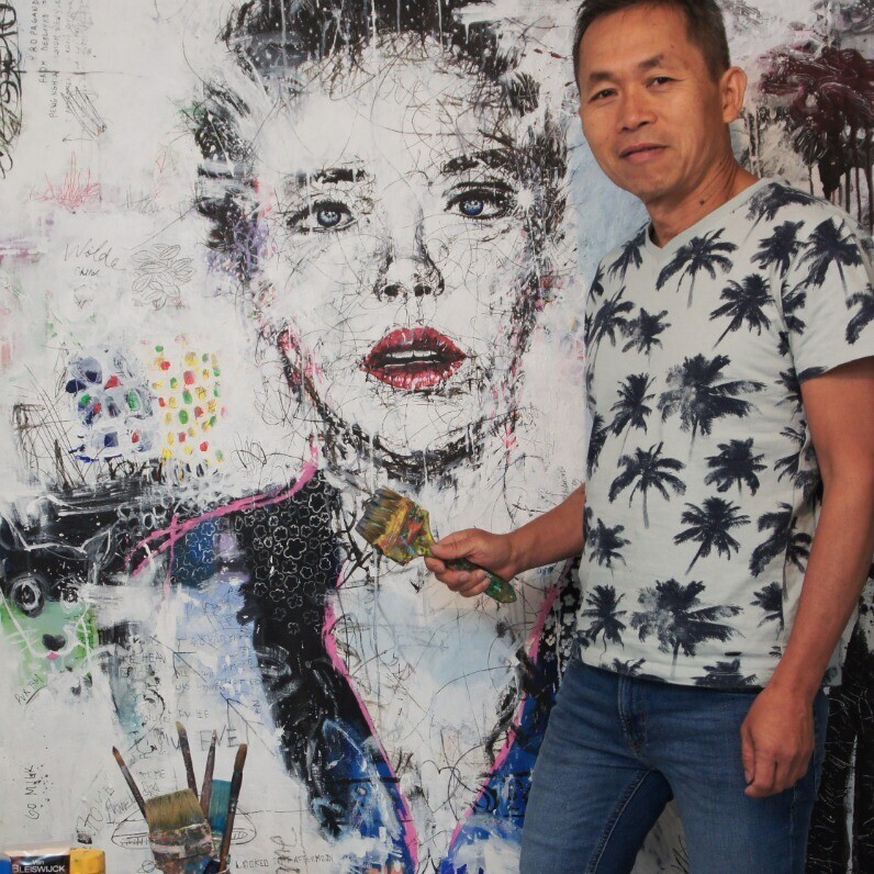 Peng Nghia - L'artiste au travail