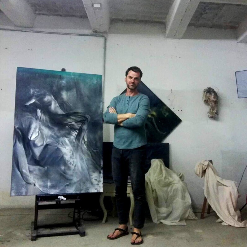 Peter Balog - The artist at work