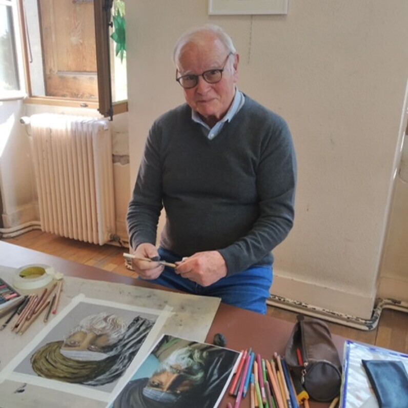 Philippe Allier - The artist at work