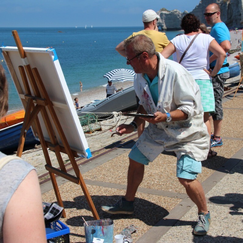 Philippe Laurent - L'artiste au travail