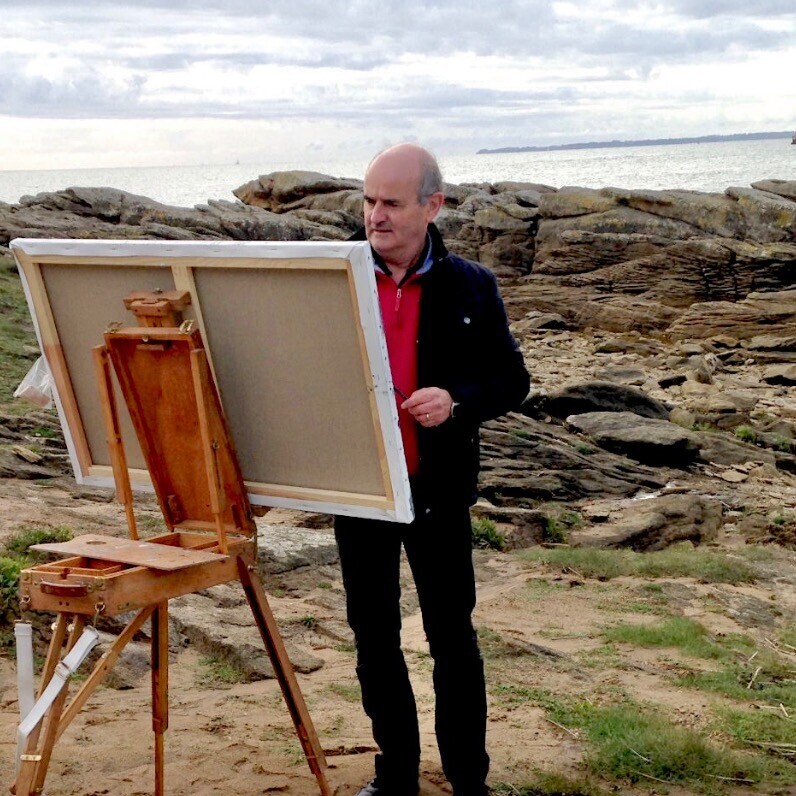 Philippe Perennou - The artist at work