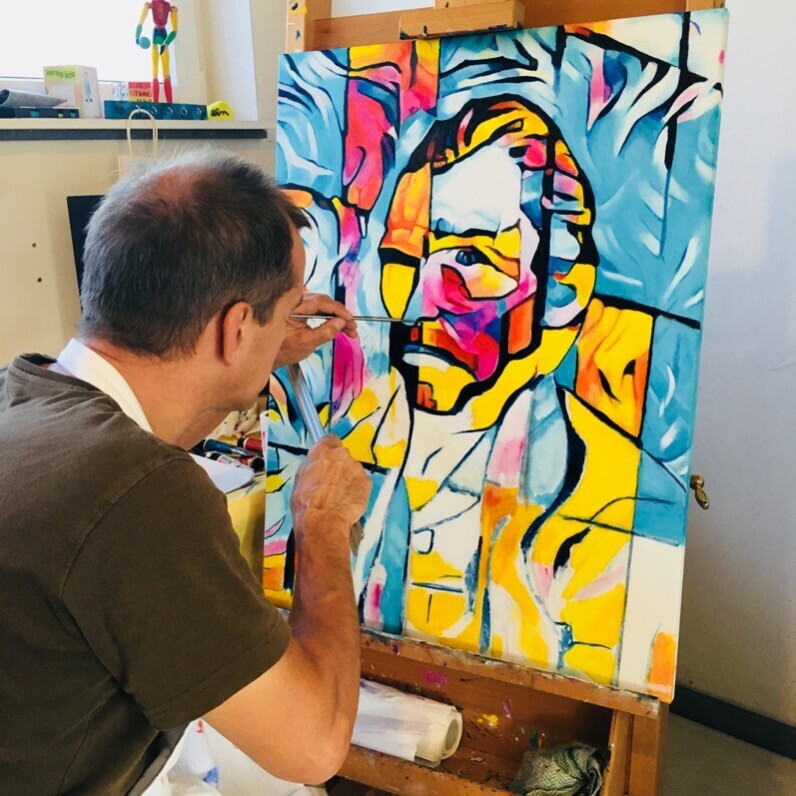 Philippe Van Bellinghen - O artista no trabalho