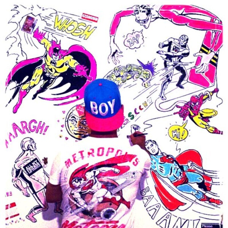 Pop Art By Super Pop Boy - El artista trabajando