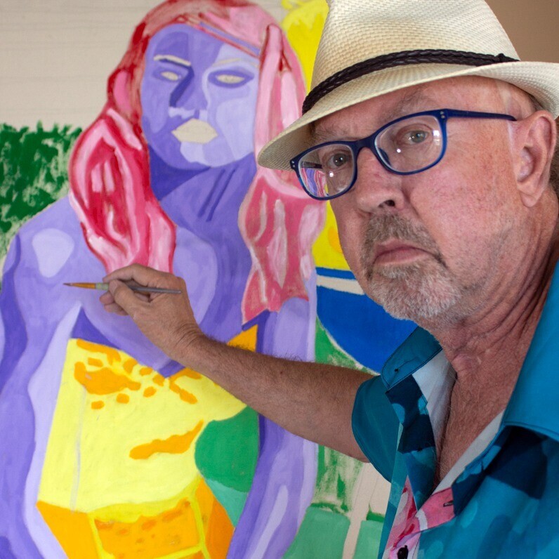 Randall Steinke - The artist at work