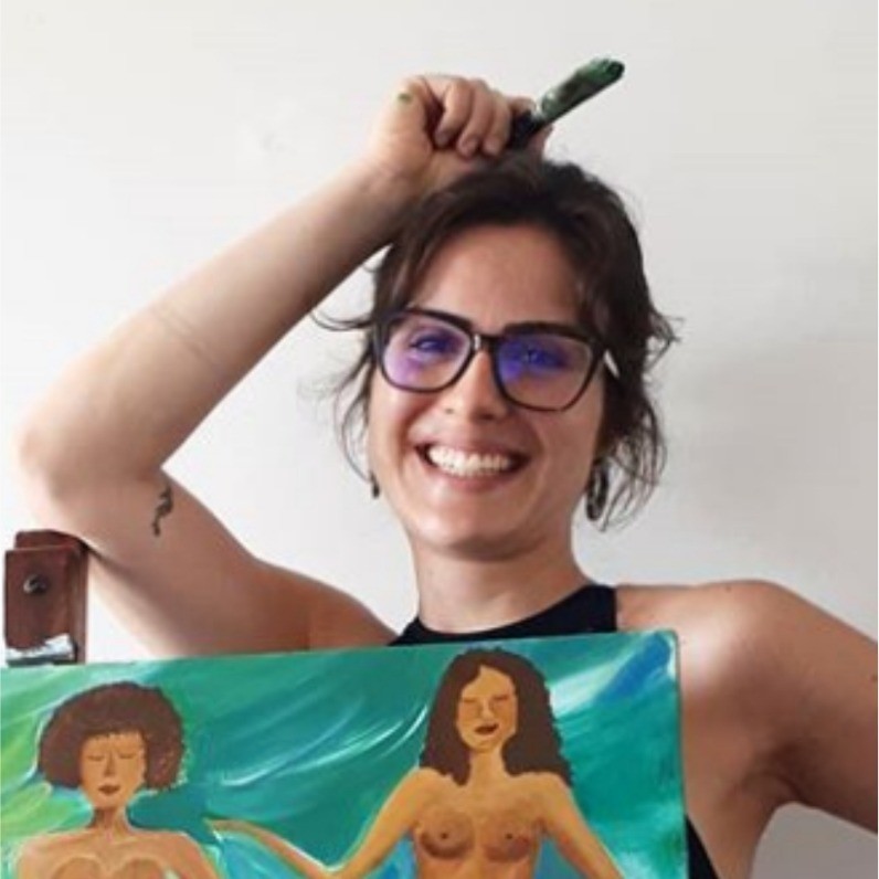 Raquel Signorelli - O artista no trabalho