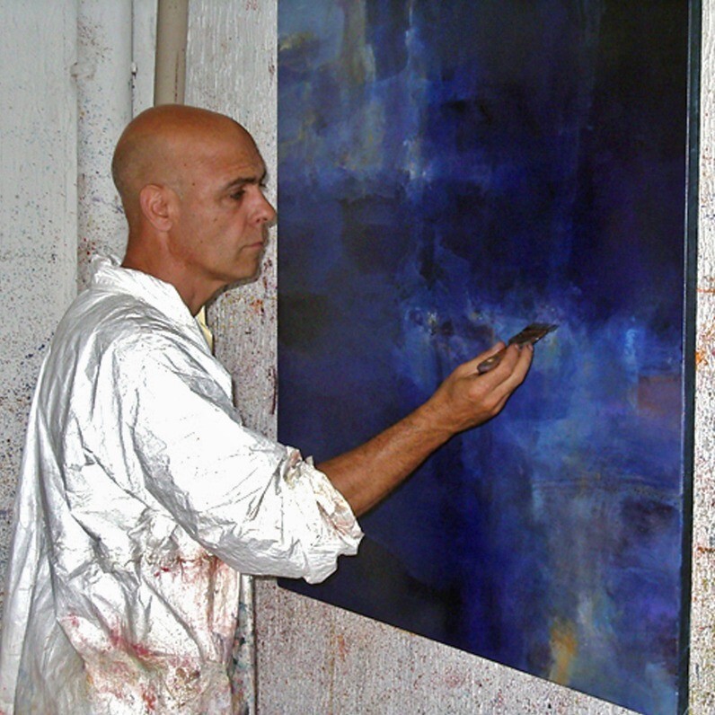 Raymond Attanasio - L'artiste au travail