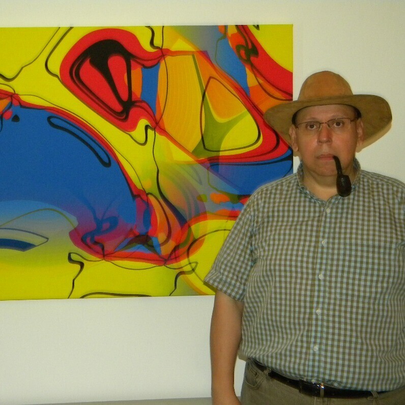 Ricardo G. Silveira - El artista trabajando