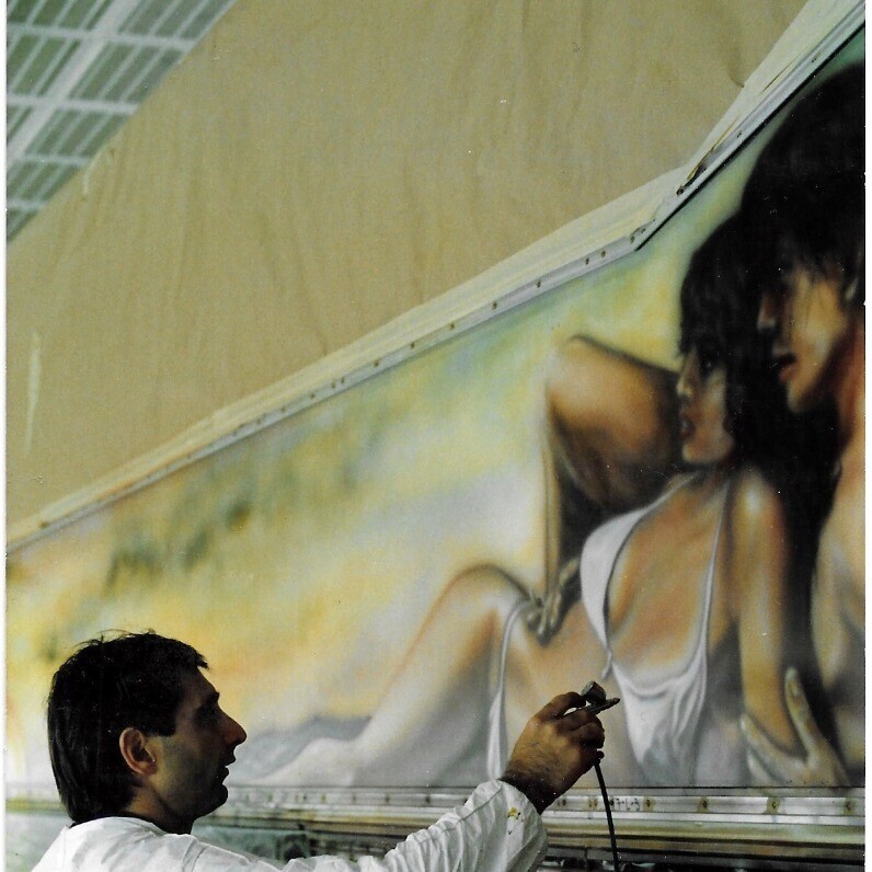 Richard Gabrieli-Dassonville - L'artiste au travail