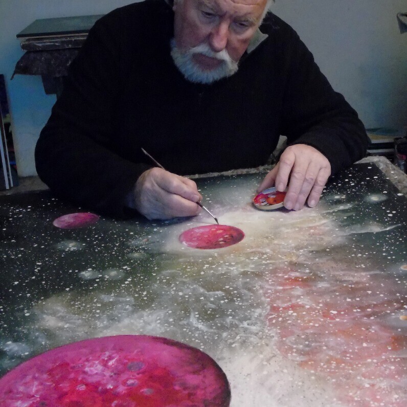 Robert Daout - The artist at work