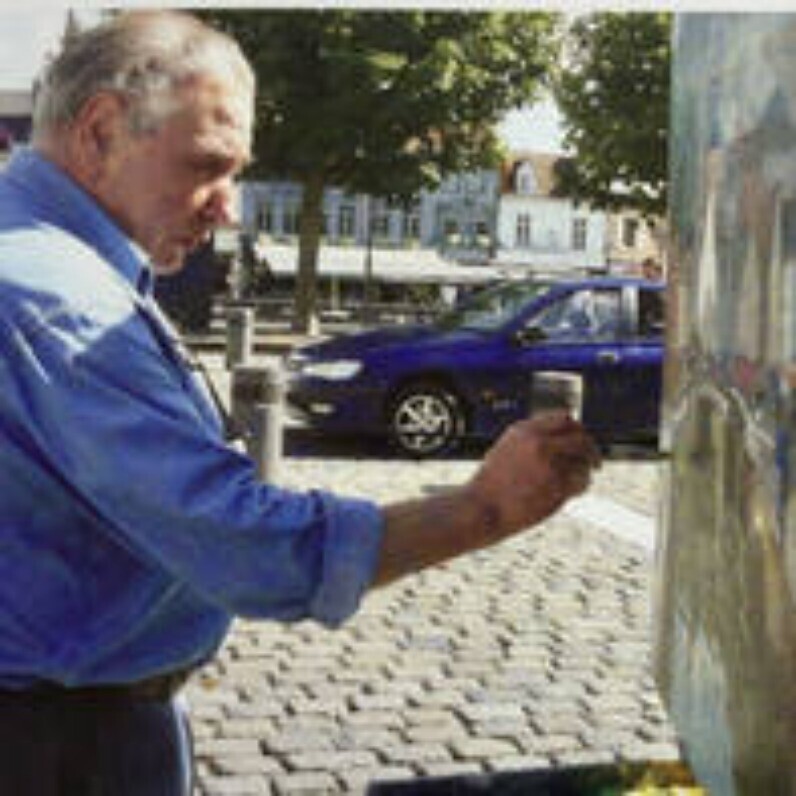 Robert Ricart - L'artiste au travail