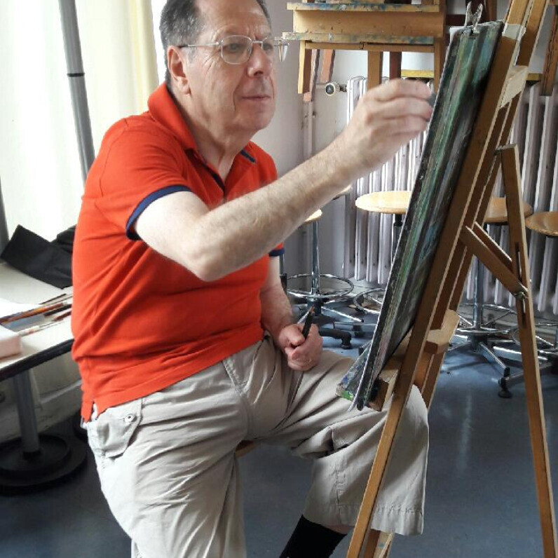 Robert Rosenfeld - O artista no trabalho