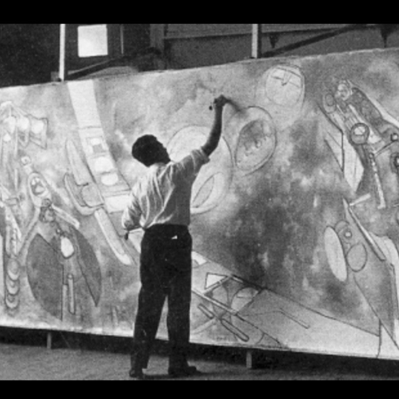 Roberto Matta - The artist at work