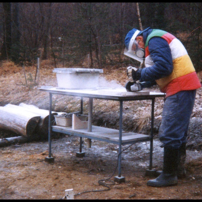 Robert Rachel - Der Künstler bei der Arbeit