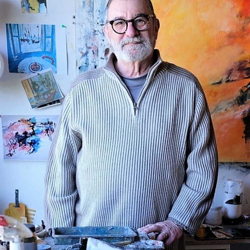 Roger Rode - The artist at work