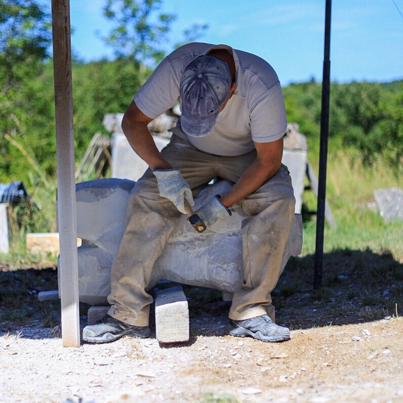 Rok Bogataj - The artist at work