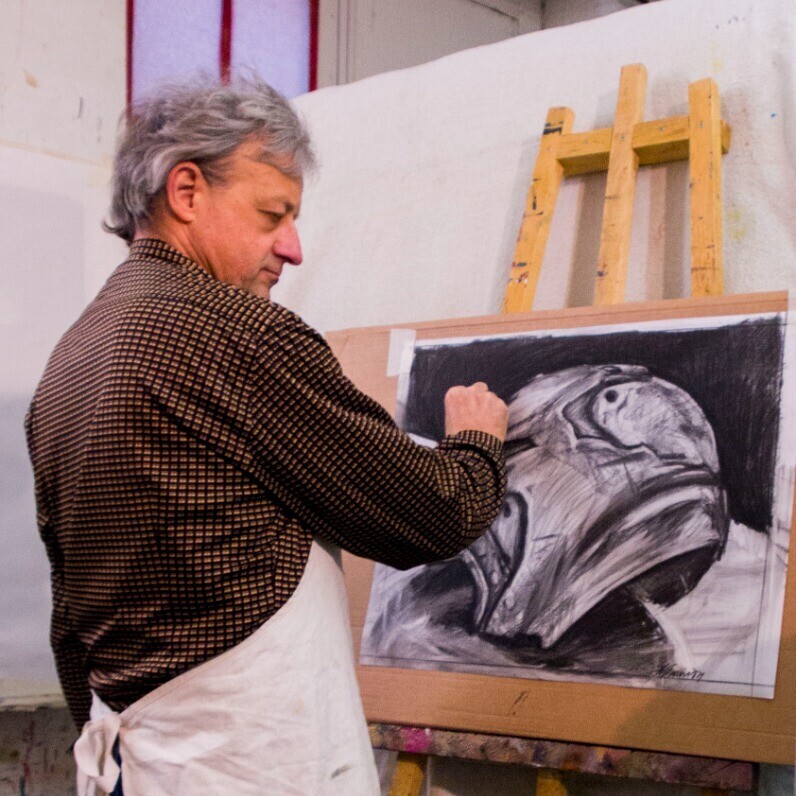 Romain Héjé - The artist at work