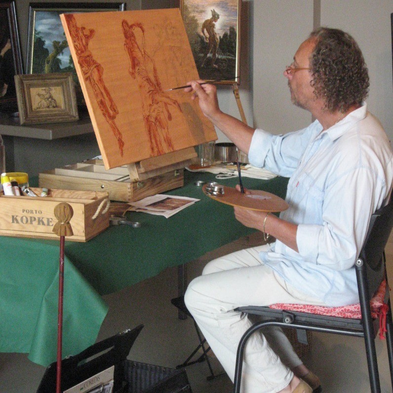 Ronald Van Genechten - The artist at work