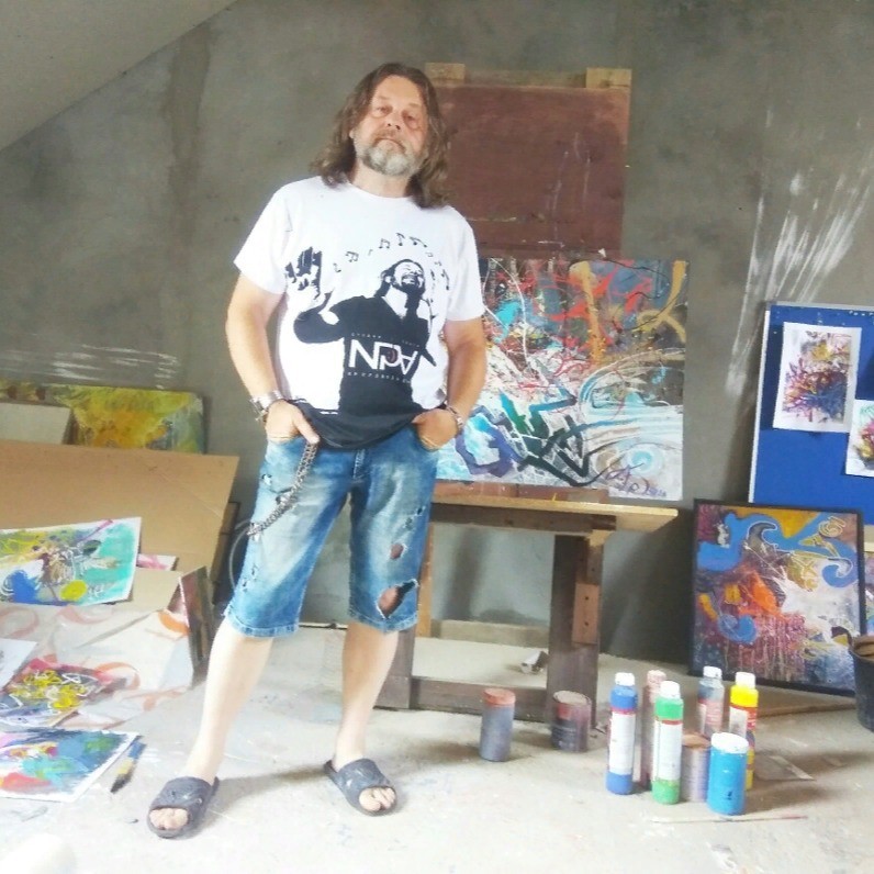 Igor Gor - Sanatçı iş başında