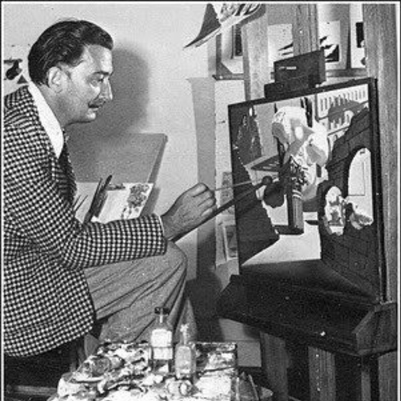 Salvador Dali - L'artiste au travail