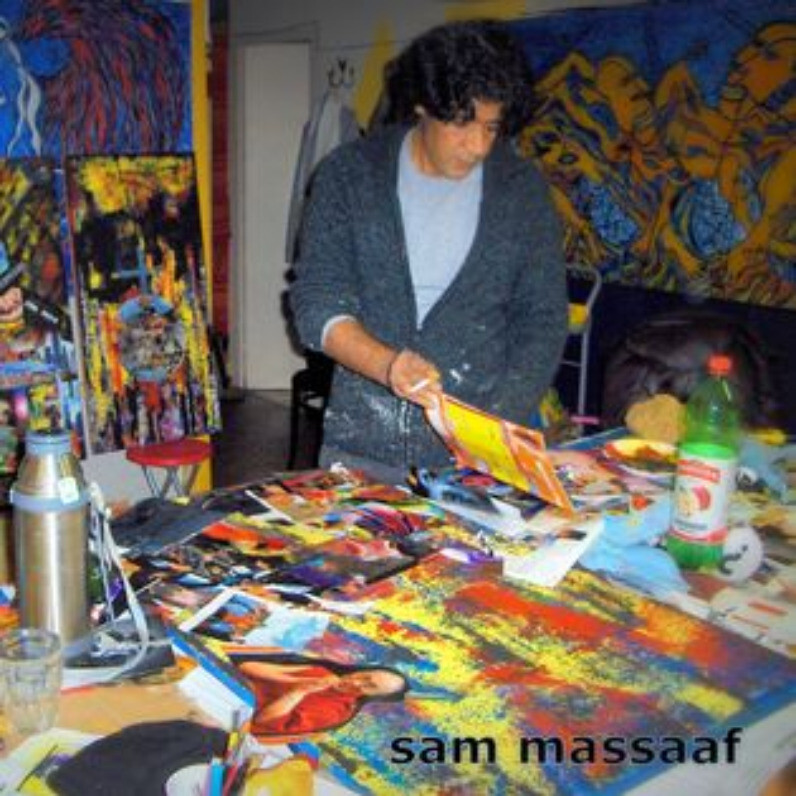 Sam Massaaf - L'artiste au travail